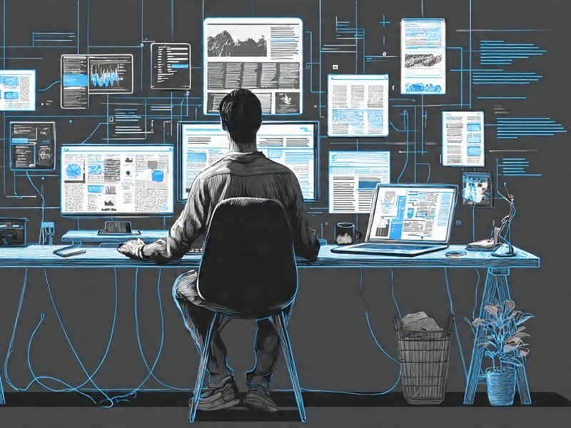 Example website interface by 8-BIT SPRITE