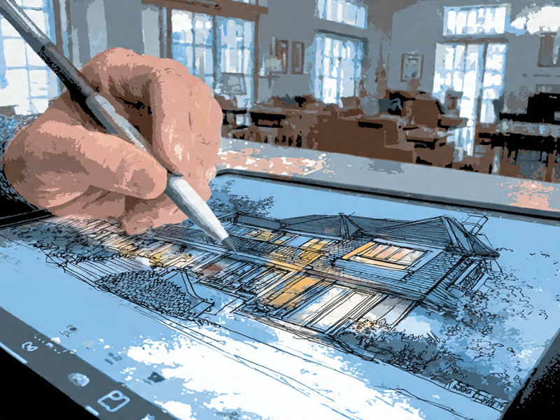 Example custom web application dashboard by 8-BIT SPRITE